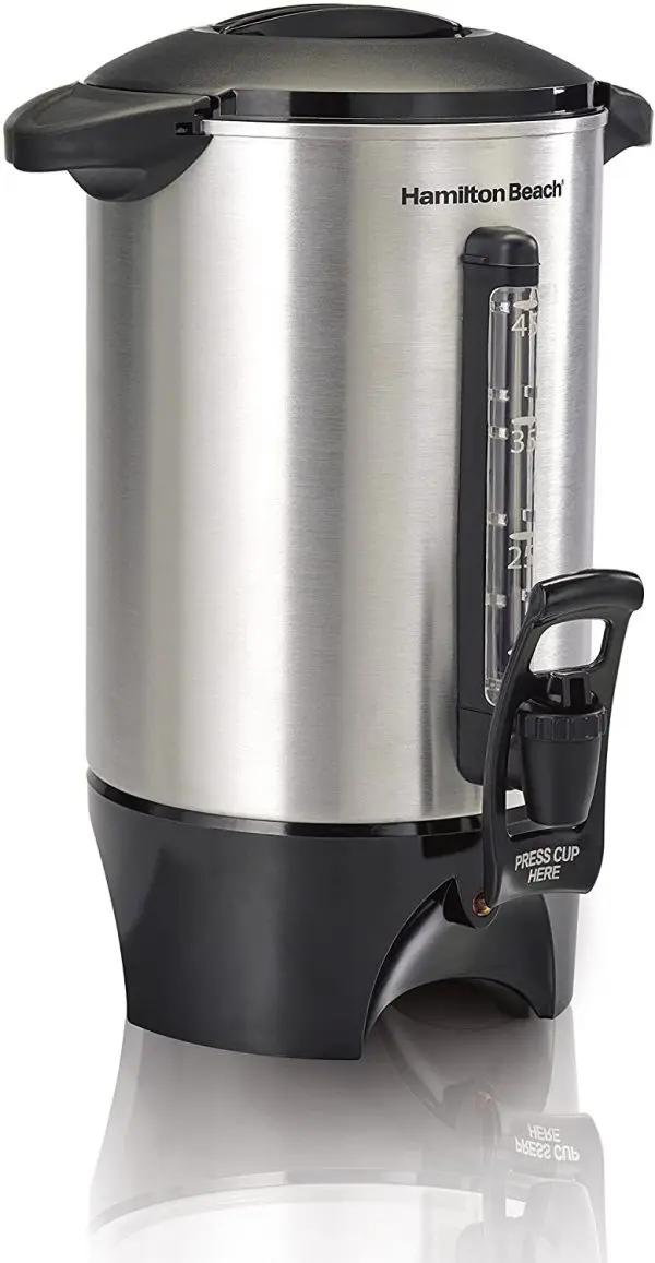 Hamilton Beach 45 Cup Coffee Urn and Hot Beverage Dispenser Silver 40519 eGuriro the smart choice for Shopping online in Rwanda