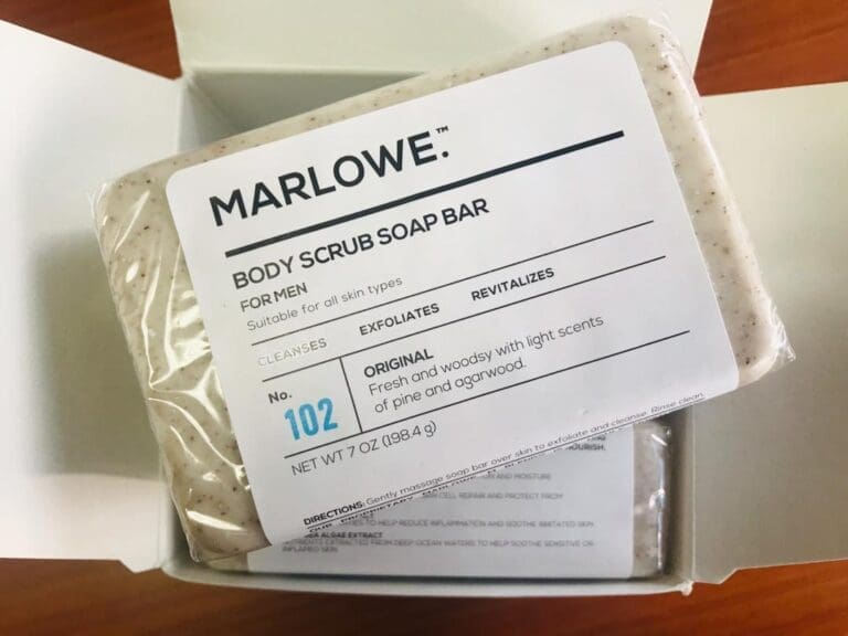 marlowe men's body scrub soap